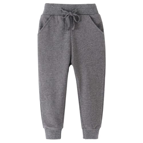 Sweatpants for Boys Casual Drawstring Elastic Waist Hiking Joggers Baggy Lounge Athletic Sweat Pants with Pockets2