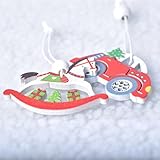 Zoom IMG-1 12 ornamenti natalizi in legno Zoom IMG-1 12 ornamenti natalizi in legno