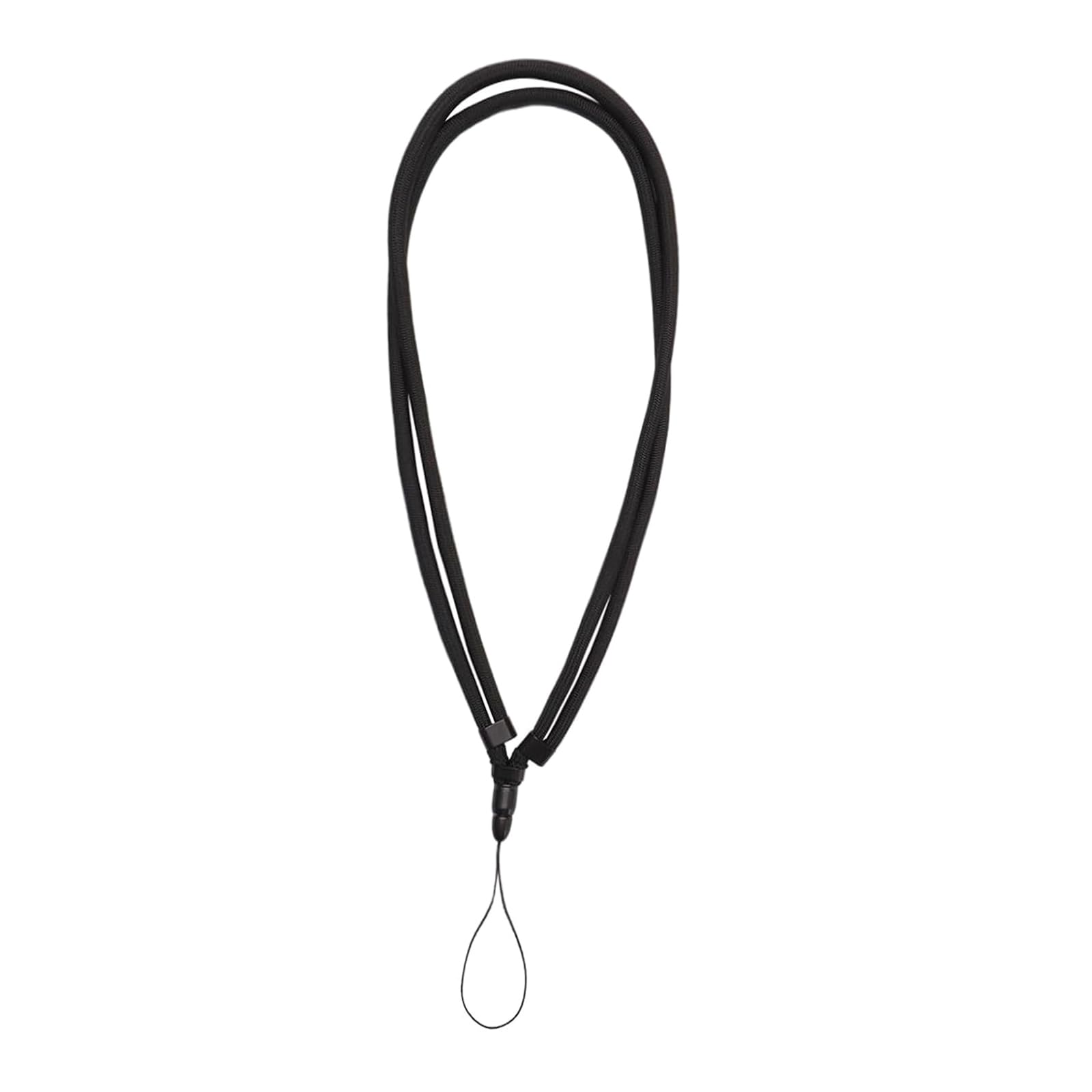FROMCEO Portable Fan Carry Strap Black Woven Cord with Adjustable 14.1-29.5 in Fit and Tether Loop for Neck, Shoulder, or Crossbody Wear on Commutes Replacement Carry Strap