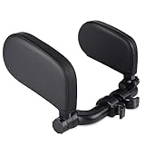 【PREMIUM MATERIALS】 -- Verwendung von hochwertigem ABS-Material auf versenkbarer Stützstange, stabil und sicher. Abnehmbare PU-Leder mit schönen Nähten und mit verdicktem Memory-Schaum gefüllt, weicher, hat einen langsamen Rückprall, keinen Geruch und ist leicht zu reinigen.