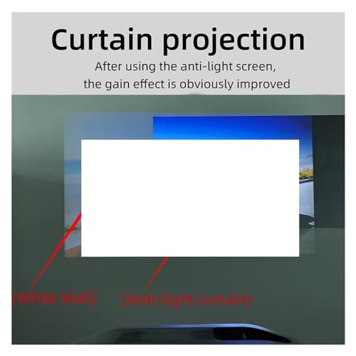 Pantalla plegable para proyector 16:9 100 pulgadas miniatura 4