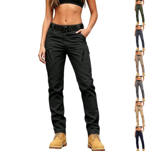 Women's Tactical Cargo Pants, Ripstop Stretchy Hiking Pants with Pockets - image 1