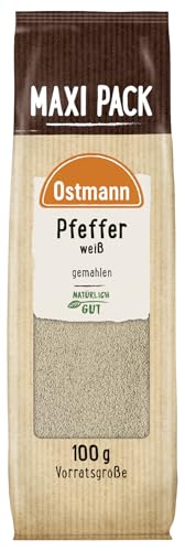 Ostmann Gewürze - Pfeffer weiß gemahlen | 100 g im Vorteilsbeutel