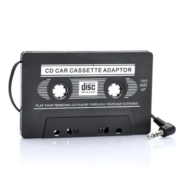 CASSETTE AUTO ADATTATORE JACK CUFFIE AUDIO 3.5mm MP3 CD DVD MP4 USB