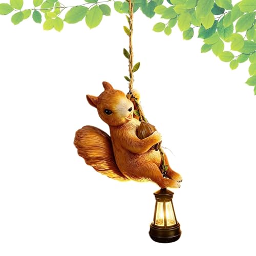 Lampe solaire extérieure lanterne animale en résine premium pour sublimer un grand parc ou patio