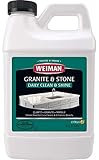 Weiman Granite Cleaner and Polish Refill - 64 Ounce - Safely Cleans and Shines Granite Marble Soapstone Quartz Quartzite Slate Limestone Corian Laminate Tile Countertop