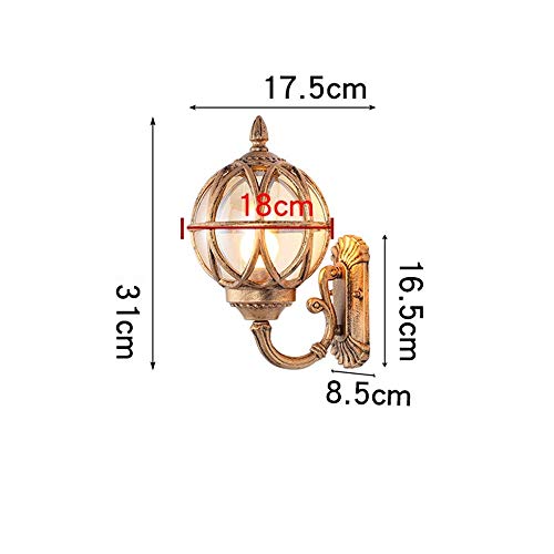 Lampe murale extérieure E27 pour sécuriser l'accès de votre villa - 8