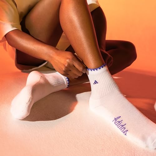 Image of adidas Cushioned Sport High Quarter Socks 3-Pairs Durable & Comfortable
