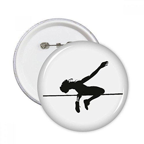Pins Saut en hauteur rond badge multicolore XL décoration de vêtements