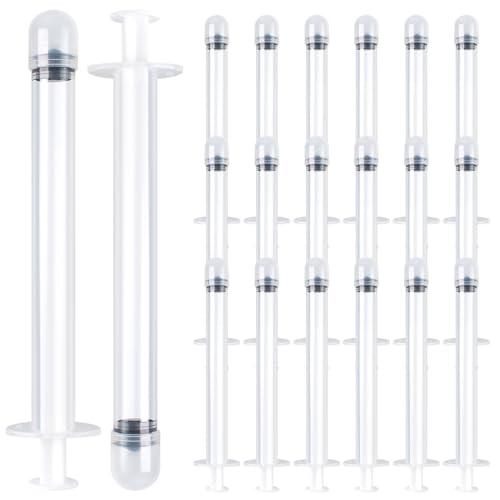 Dizzily 20 Pack Disposable Plastic Vaginal Cream Applicators, Individually Wrapped Hygienic Injector Applicator to Fit Preseed Lubricant, Estrace, Contraceptive Gels, Personal Lube, OTC Gel or Cream