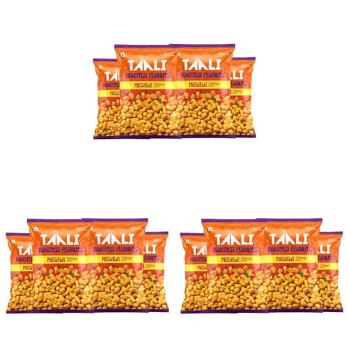 Image of Taali Roasted Peanuts - Masala Peanuts |Crunchy Healthy Snacks | No Trans Fat, Gluten free, Roasted Not Fried (Pack of 12 x 140 gms)(weight may vary)