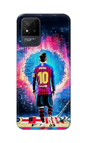 Image of Printed Hard Back Cover for Realme Narzo 50i Back Cover (Famous Football Player -J1) -190724(EA)