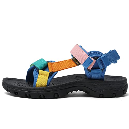 Image of Women's Hiking Sport Sandals Water Outdoor Athletic Shoes With Arch Support Adjustable Velcro Beach Shoes
