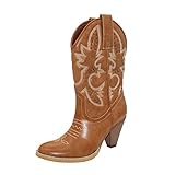 Very Volatile Women's Denver Boot,Camel,8.5 B US