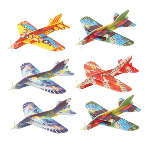 OFFSCH 6 Piezas Aviones de Espuma Educativos para Modelos Armables Juguetes al Aire Seguros y Divertidos Colores Aleatorios Color Aleatorio Color Aleatorio OFFSCH 6 Piezas Aviones de Espuma Educativos para Modelos Armables Juguetes al Aire Seguros y Divertidos Colores Aleatorios Color Aleatorio Color Aleatorio