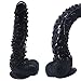 FAAK Suction Silicone Animal Dildo with Octopus Skin Stimulating Bumpy Adult Sex Novelties Fetish Toy Big Penis Large Cock Black Dick Female Masturbation