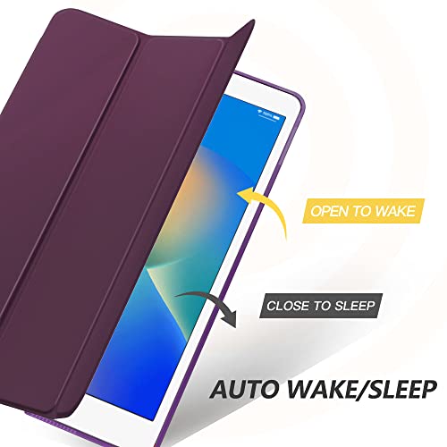 Image of Moko Smart Case for iPad 9th / 8th / 7th Gen Case 10.2 Inch, Deep Purple