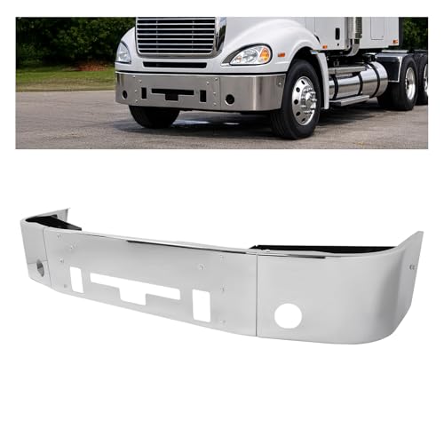 ALMULOO Front Bumper Compatible with 2005-2007 Freightliner Century Class/Freightliner Columbia 31 Distance between tow hooks