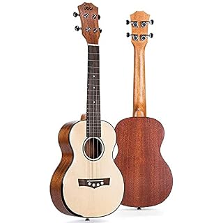 Ukulele Natural 26 inch Spruce Wood Ukulele Electro Ukulele 4-String Piano (Color : Natural) (Natural) - Les Beatles, Paul McCartney, John Lennon, RIngo Starr, George Harrison