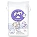 bella baby Happy große quadratische Wattepads aus 100% Baumwolle 4er Pack (4 x 60 Stk.) 9 x 11 cm