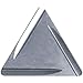 Kyocera TPGR 321RB TN620 Grade Uncoated Cermet, 60 Degree Triangle, Positive Rake Angle, Right-Hand Turning Insert for Light Interruption and Finishing-Medium in Steel (10 pcs)
