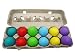 Humpty Dumpty Confetti Eggs Cascarones, 2 Dozen, Bright Colors, Protected by Cardboard Carton