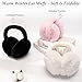 Clothclose Ear Muffs for Kids - Furry Fashion Ear Muffs for Winter Women Girls Boys, Foldable Cozy Winter Earmuffs Warmers for Cold Weahter Professional