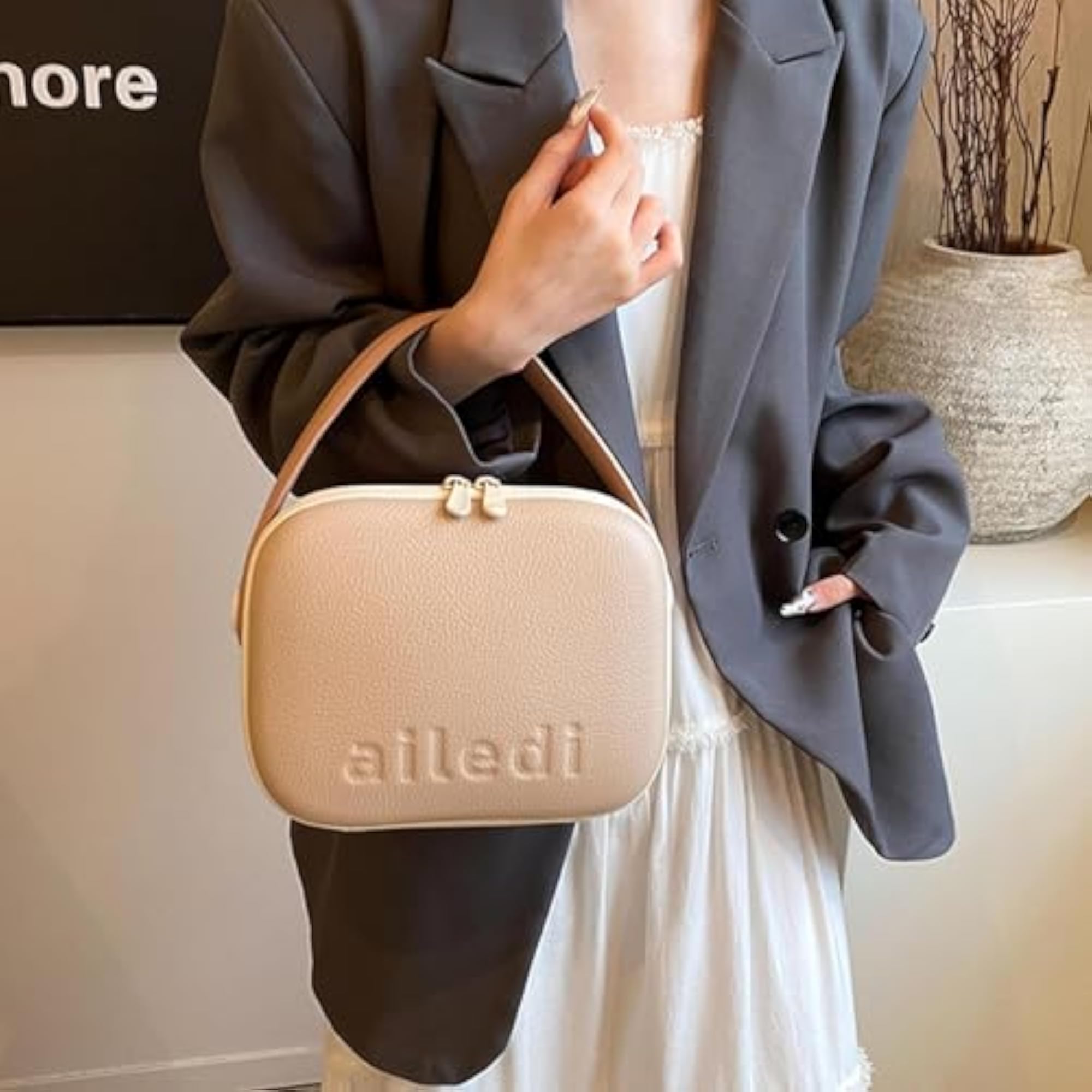 PU Leather Waterproof Makeup Bag for Traveling