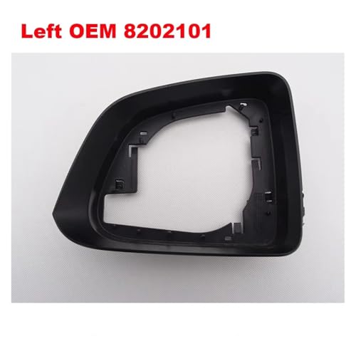 Mirror cover Tesla Model Y coques protectrices clipsables noir mat