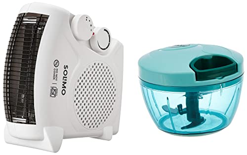 Amazon Brand - Solimo 2000-Watt Room Heater (ISI Certified, White Colour, Ideal...