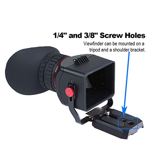 Sevenoak Sk-Vf Pro2 3.0X Magnification Lcd Screen Video Camera Viewfinder Magnifier With Flip-Up Eyepiece For Canon Eos, Nikon, Sony Alpha, Olympus, Pentax Dslr Cameras - Fits 3"-3.2" Screens #TOP3