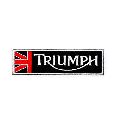 Triumph Motorcycle Biker Embroidered Cloth Iron On Patches