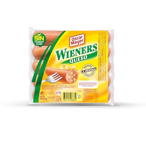 Oscar Mayer Salchichas Wienner Queso, 200g