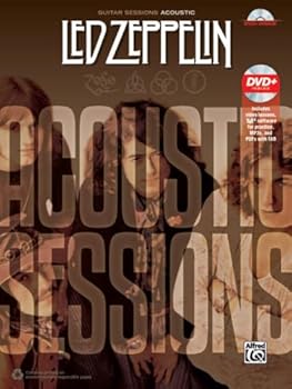Paperback Guitar Sessions -- Led Zeppelin Acoustic: Book & DVD Book