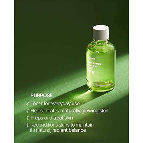 [Jumiso] Super Soothing Cica & Aloe Essence Toner 4.23 Fl. Oz / 125Ml | Korean Hydrating Facial Toner For Calming, Moisturizing, Soothing | Vegan, Centella & Aloe Extract, Ewg Green #TOP2