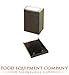 Vollrath Napkin Dispenser, wall mounted, 11-11/16" x 8" x 6", for napkins 5" x 6-1/2", top dispensing, black, 6512-88