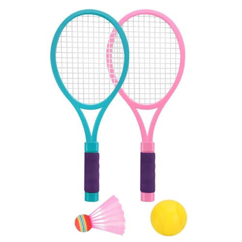 RCGOFOLLOW Fomente el Juego Activo y el espíritu Deportivo con Estos Juegos de Pelotas y Raquetas de Tenis para niños. Las Raquetas Tenis para niños están Hechas bádminton. Juegos Playa para