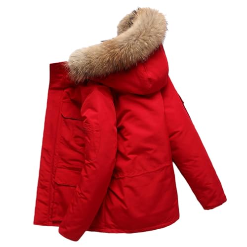 Veste d'hiver mi-longue rembourrée en duvet idéale pour les sorties nature