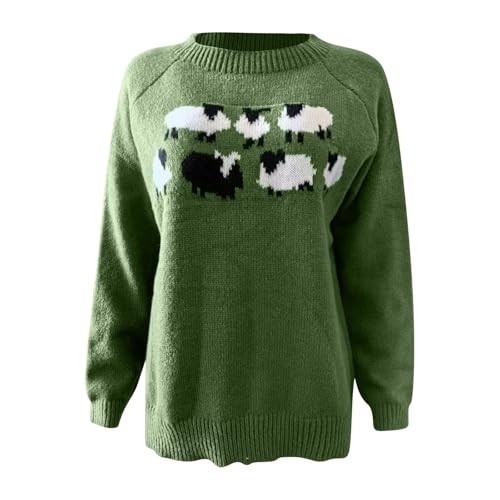 Norweger Pullover Damen Wolle Rollkragenpullover Damen Elegante Oberteile Damen Basic Pullover Damen Häkel Pullover Damen Pullover Braun Langarm Shirts Damen Pullover Blau Damen