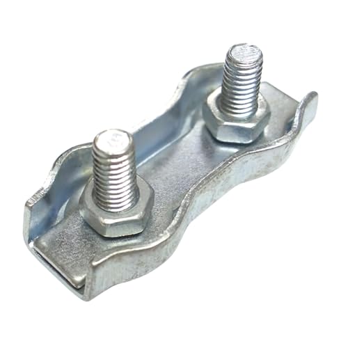 Sujetacables - sujetacables planos dobles de 4 mm, bolsa de 100 unidades, ideales para organizar y asegurar cables de manera eficiente.