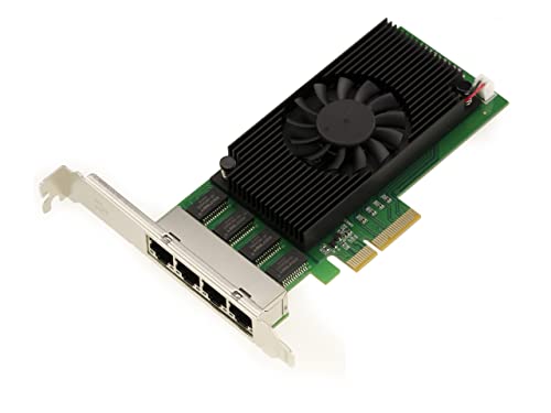 Tarjeta PCIe 2.5 x4 LAN Gigabit con chipset Intel I225 nic 1G 2.5G de 4 puertos RJ45