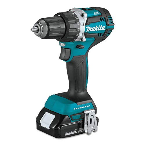 Makita XFD12R 18V LXT® Lithium-Ion Compact Brushless Cordless 1/2" Driver-Drill Kit (2.0Ah)