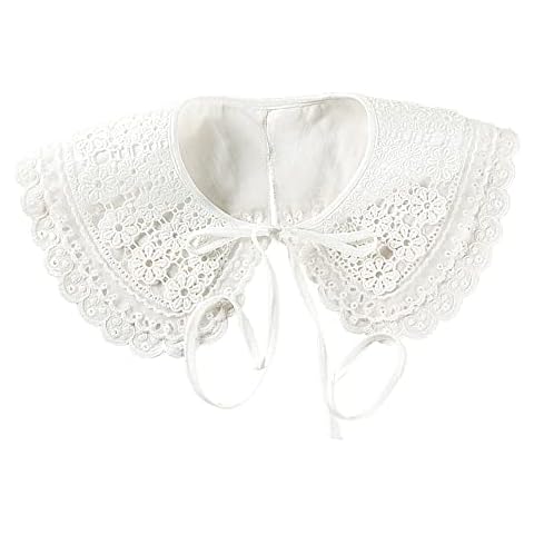 IZONHERE Daisy Lace Detachable Collar Cover