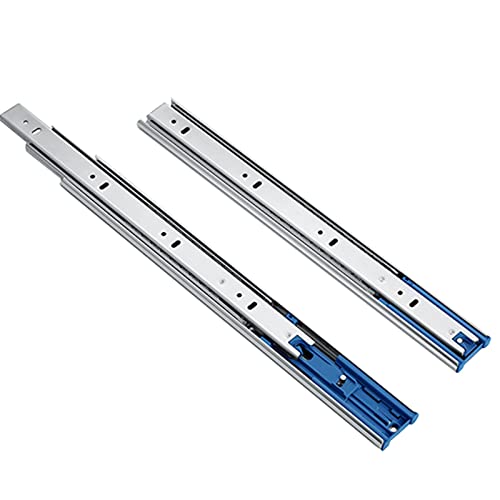 Guías para cajones de cierre suave y extensión completa con carga de 35 kg para armarios de oficina