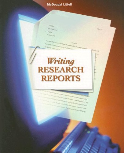 Language Network: Writing Research Reports Grades 6-8 Language Network: Writing Research Reports Grades 6-8