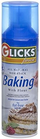 Glicks All Natural Non Stick Baking With Flour Fat Free 5 Oz. Pack Of 1.