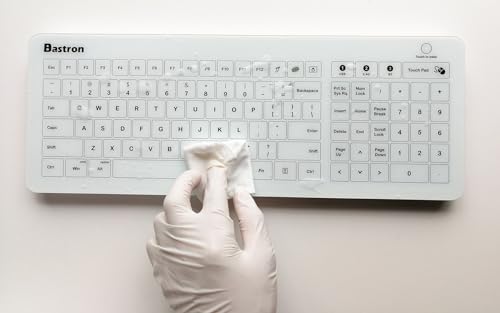 Waterproof IP67 Wireless Glass Touch Keyboard with Touchpad...