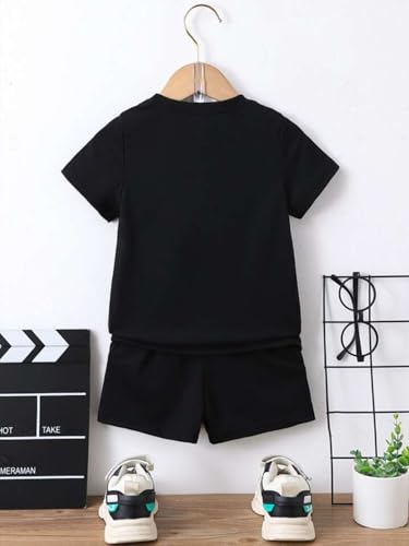 Image of THIIYA KIDS Boys Cotton Co-Ord Set | Printed T-Shirt & Shorts | Soft Comfortable Summer Wear for Kids
