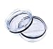 Slide Lid for Yeti Rambler Tumbler 20 oz - 2 pack - Splash Proof - Ideal for Straws - Perfect Replacement - Incl. 2 extra Rubber Rings - with Kitch N Gadgetz Cleaning Cloth and Retail Pack