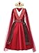 New front Costume di Carnevale Principessa Vestito Bambina Mulan Regina Rosso Costumi Natale Cosplay Travestimento Abiti Neonato Gonna + Copricapo